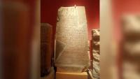 Cairo’s Egyptian Museum completes restoration, relocation of Ramesses II basalt stele