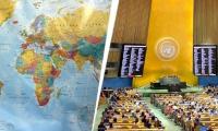Africa bigger, North America, Europe smaller
