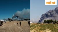 Both pilots killed as F-4 fighter jet crashes, catches fire during Greece airshow | Video
