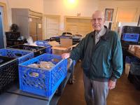 Holmes honored for helping secure food bank’s future