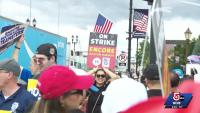 Union workers strike at Encore Boston Harbor over wages and benefits