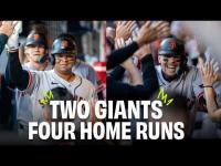 Rafael Devers and Christian Koss hit FOUR home runs against Mets | San Francisco Giants Highlights