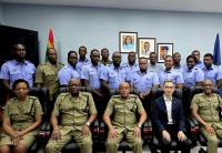 Grenada police officers prepare for training in China