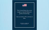 US Has Never Sought To Decide Malaysia’s Political Leadership - Charge d'Affaires
