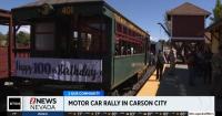 Inaugural Motor Car Rally underway at Nevada State Railroad Museum in Carson City