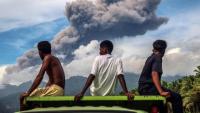 Mount Anak Krakatau Ash Hits Serang, Raising Health Concerns