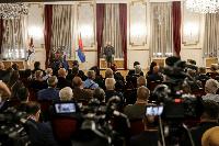 Commemoration held for Hague convict Ratko Mladic in the Belgrade Military Hall