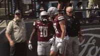 Gillman breaks rushing touchdown record as Montana rolls past Drake