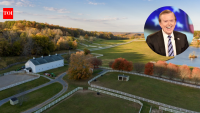 In 1984, Lou Dobbs acquired a New Jersey farm and expanded it over four decades; now the 283-acre estate with an 11-acre pond and development potential is listed for $6 million
