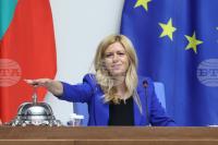 Parliament Chair Dotsova Says "Let's Work United for Bulgaria"