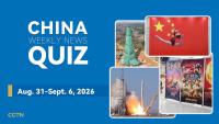 China Weekly News Quiz: Aug. 31-Sept. 6, 2026