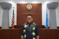 Julian Aguon sworn in to practice law in CNMI