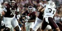 BROWN: Offensive line consistency difference maker in Texas A&M win over Missouri State