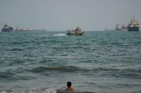 Three Iranian vessels hit, US military says