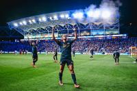 Cavan Sullivan does a LeBron James tribute with his latest goal, and hopes he’ll come to a Union game