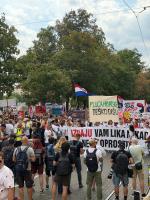 Mass protest in Zagreb against illegal landfill in Lika region