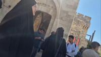 Turkish tourists confront Israeli at Jaffa Gate