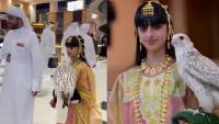 Uncle Allegedly Buys Niece A Rare White Falcon For ₹3.85 Crore At ADIHEX 2026 Auction In Abu Dhabi - WATCH