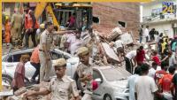 Delhi building collapse Live Updates: 1 dead, 2 critical and several students feared trapped inside Satya Niketan PG, rescue operation underway