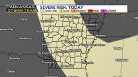 Arkansas Storm Team Forecast: Isolated strong storms Sunday, then extreme wildfire danger