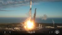 SpaceX Falcon 9 rocket launches 27 Starlink satellites, lands on ship at sea (video)