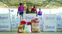 Qatar Charity distributes over 1,200 food baskets to vulnerable families in Syria