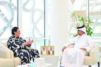 QFZ chief, ambassador of Kazakhstan discuss cooperation efforts to boost investments