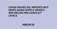 China Raises Oil Imports but Keeps Asian Supply Nearly 40% Below Pre-Conflict Levels