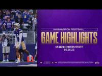 Washington 24, Washington State 10 | Huskies Highlights