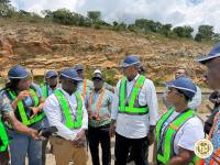 Mpakadan rail, port works gather momentum as Transport Minister inspects project