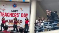 College Students Dance To Ooh La La At Teachers’ Day Ceremony, Performance Draws Criticism Online