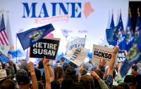 For many Troy Jackson backers, the election is about Susan Collins