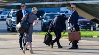 Natalie Harp joins Trump on Labor Day trip as Americans want answers on her role