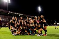 Texas A&M soccer bounces back with 4-0 win over SFA