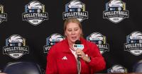 Nebraska's Dani Busboom Kelly after Wrigley Field match against Missouri suspended due to court moisture