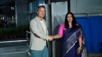 Luxembourg Deputy PM Xavier Bettel arrives in India for...