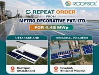 Roofsol Energy Secures Repeat 4.48 MWp Solar Order from Metro Decorative