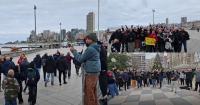 A group of bald men meet in Mar del Plata, Argentina as a symbol of pride and acceptance