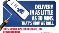 AD FEATURE: Screwfix Sprint in Dublin delivering in as little as 30 minutes – only on the Screwfix App