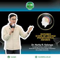 DLSU educator set to receive Icons of Change international award