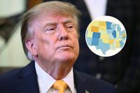 Map Shows Donald Trump’s Approval Rating in Every State on Labor Day