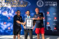 Bank of Maldives achieves world record for simultaneous snorkelling
