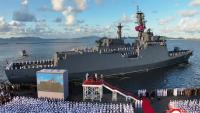 North Korea unveils nuke destroyer a year after warship ‘crushed’ as Kim opens new bridge to supply Putin’s war machine
