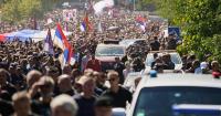 Funeral of 'Butcher of Bosnia' Mladic draws thousands