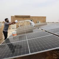War-driven blackouts push residents towards solar power but high costs shut many out