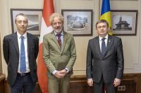 Moldovan parliament speaker meets new director of Swiss Cooperation Office