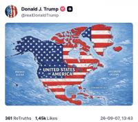 Trump posts map showing Iceland under U.S. flag