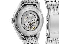 Citizen's new NH8410-59A joins the caliber 8200 automatic line with a woven white dial