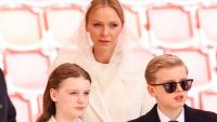 Princess Gabriella, 11, displays close twin bond as she leans on Prince Jacques during milestone outing