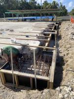 Work underway on Mauke’s new purpose-built cargo shed